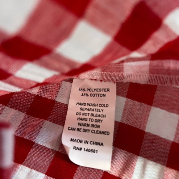NWT Unique Vintage - Smack Parlor  Gingham Top - Multiple Sizes - Picture 7 of 9